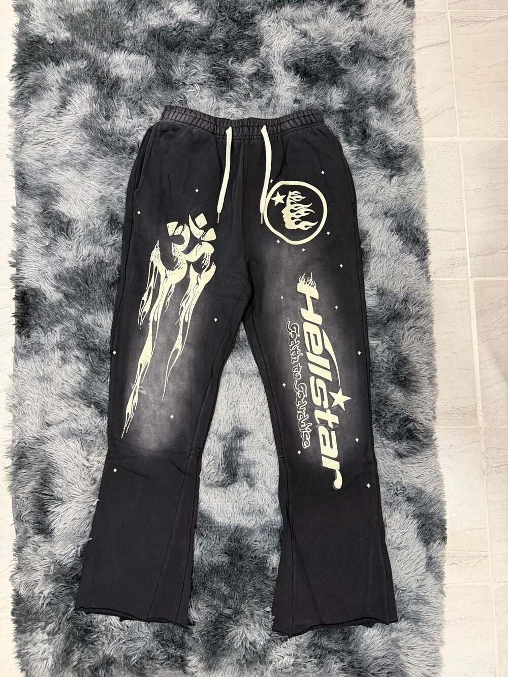 Hellstar Studios Path To Paradise Graphic Flare Sweatpants